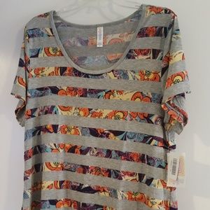 NWT LuLaRoe Classic T (Striped and Floral)